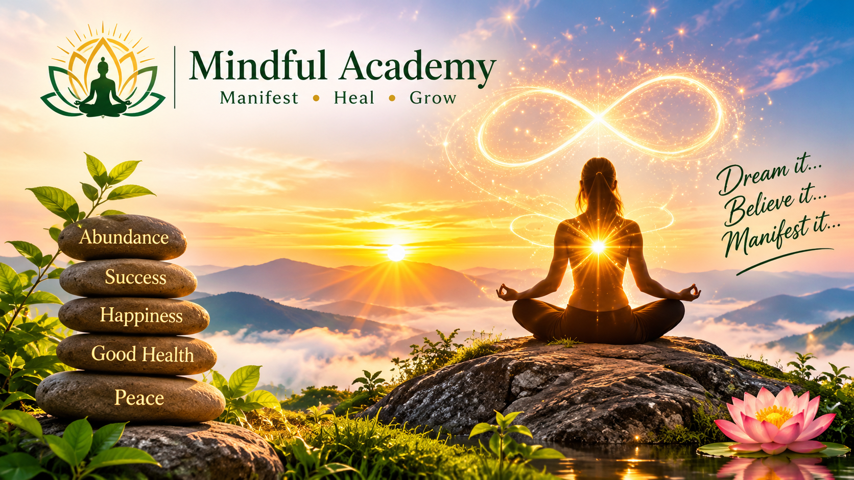Mindful Academy — Law of Attraction, manifestation and self-healing. Click to explore courses.